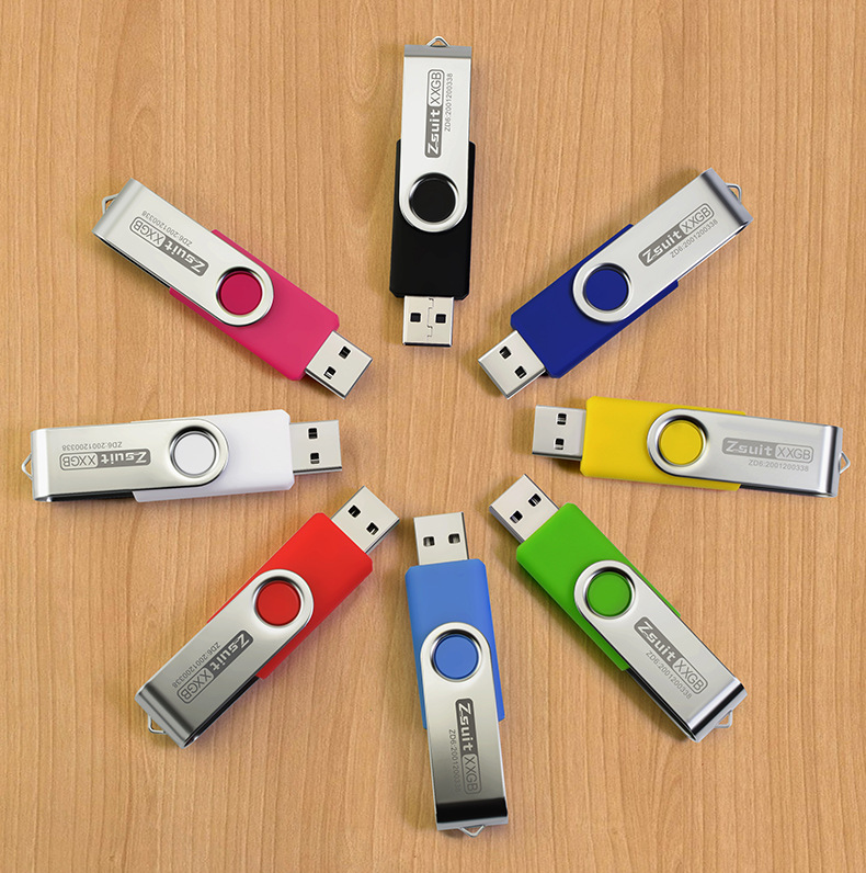 USB3.0128G礼品创意旋转个性优盘64g32g16g8g企业刻字logo批发u盘 pic 4