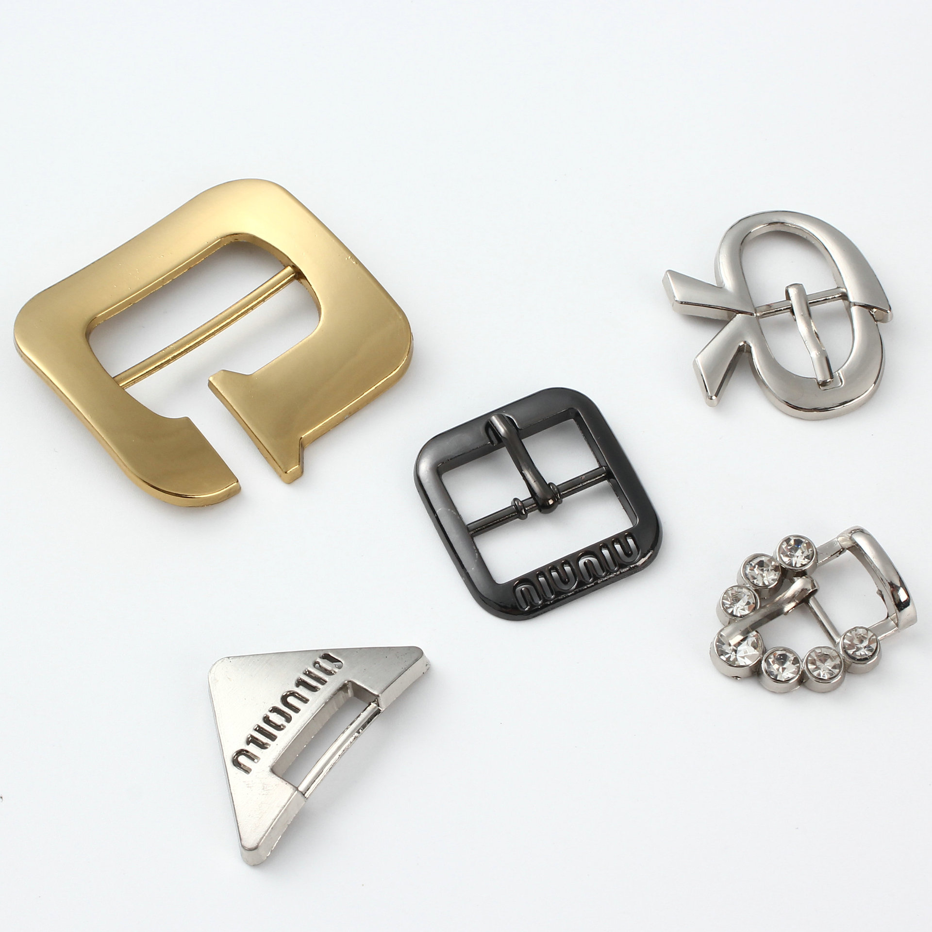 Cross Border Metal Clasp Any Mix And Match Detachable Diy Crocs Accessories Diamond Shoe Flower Clasp Ornaments Item Picture