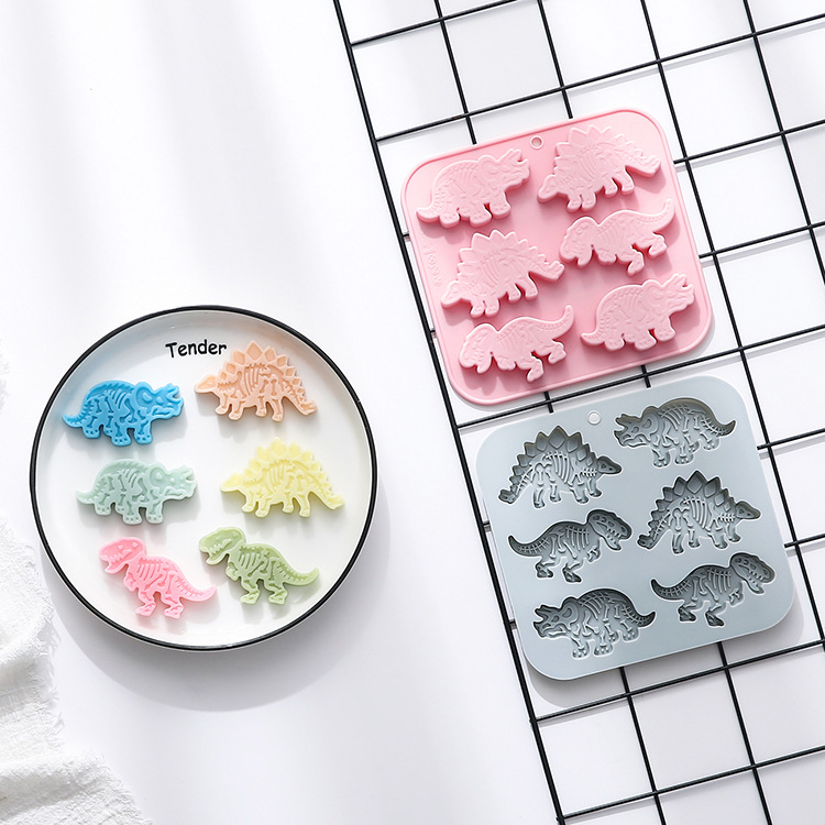 Stock 6 Even 6 Different Models Of Silicone Mold Baking Chocolate Mold Ice Lattice Cake Mold details Picture
