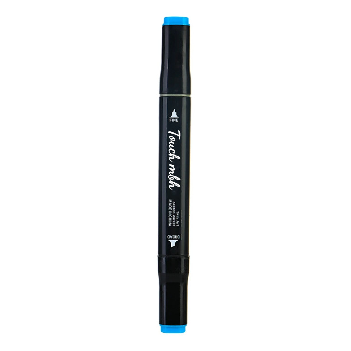 Double-headed 48-color marker pen student drawing set, hard-headed oil-based brush, specially designed for art Application Scenario