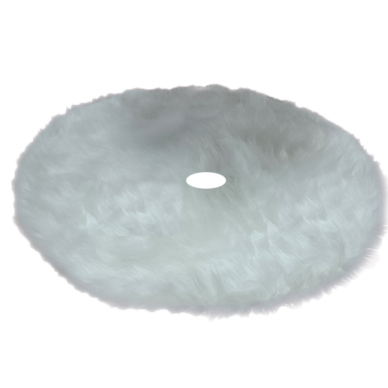 Christmas Tree Dress Decoration Supplies Pure White Water Rabbit Fluffy Snow Christmas Long Hair Tree Dress Group Wholesale Item Picture