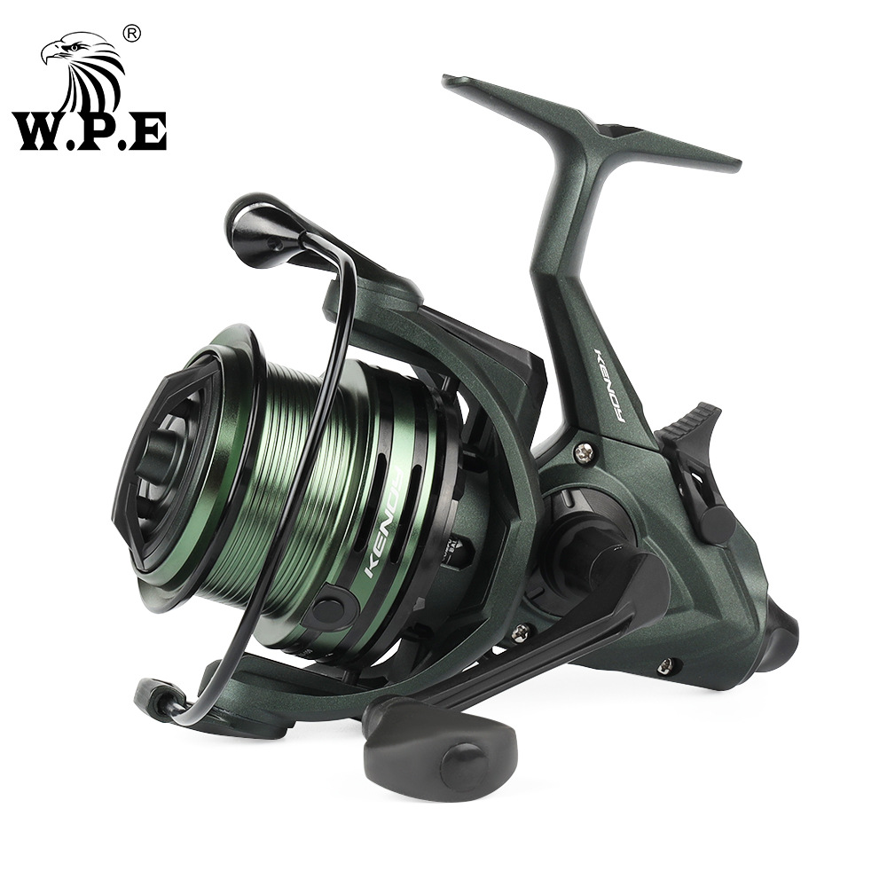 W.P.E 新款KY纺车轮不锈钢轴承淡海水两用浅线杯前后卸力鲤鱼轮