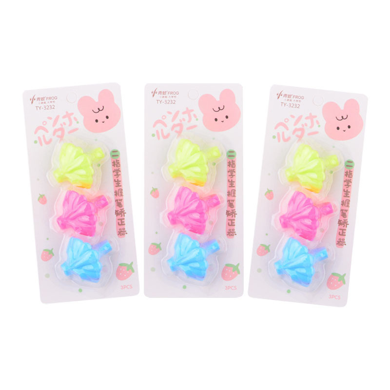 A set of pencil straighteners for kindergartens, wholesale of two-finger and three-finger writing pen-holding devices, children's positioning posture pen covers Item Picture