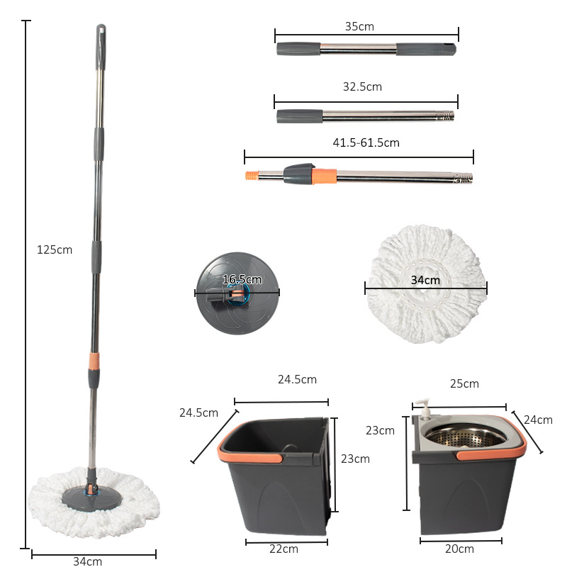 拖把、拖布桶实物图