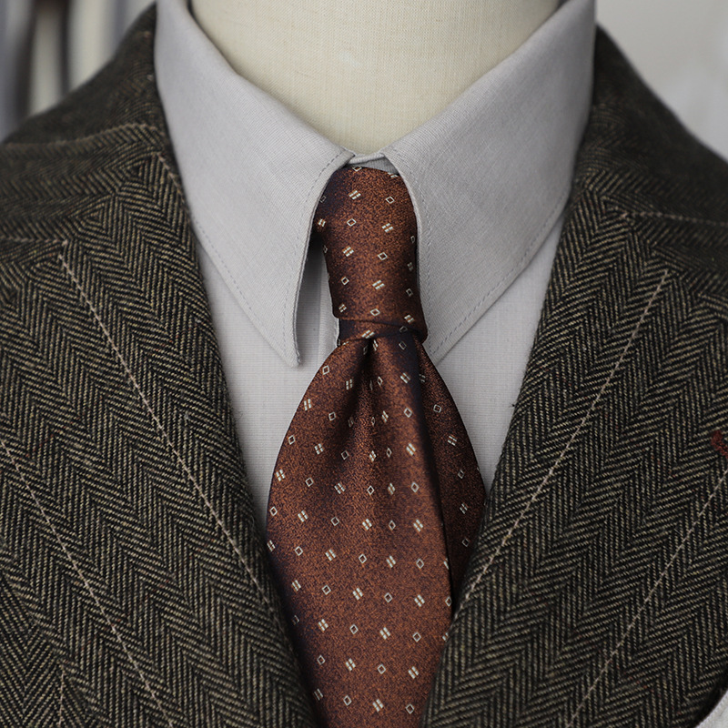 新品 工厂现货批发复古提花男士绅士领带宴会婚礼新郎伴郎韩版8CM详情图4