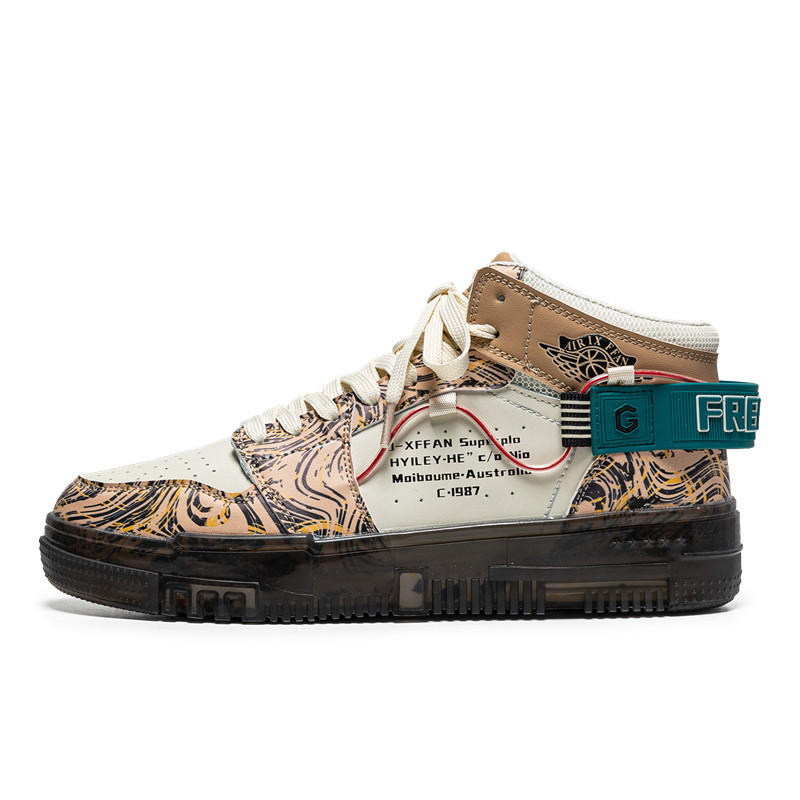 Men's Shoes Air Force One Aj Putian High Top Board Shoes Male Network Red Everything In Winter Sports In The Help Of Fashion Brand Casual Shoes Item Picture
