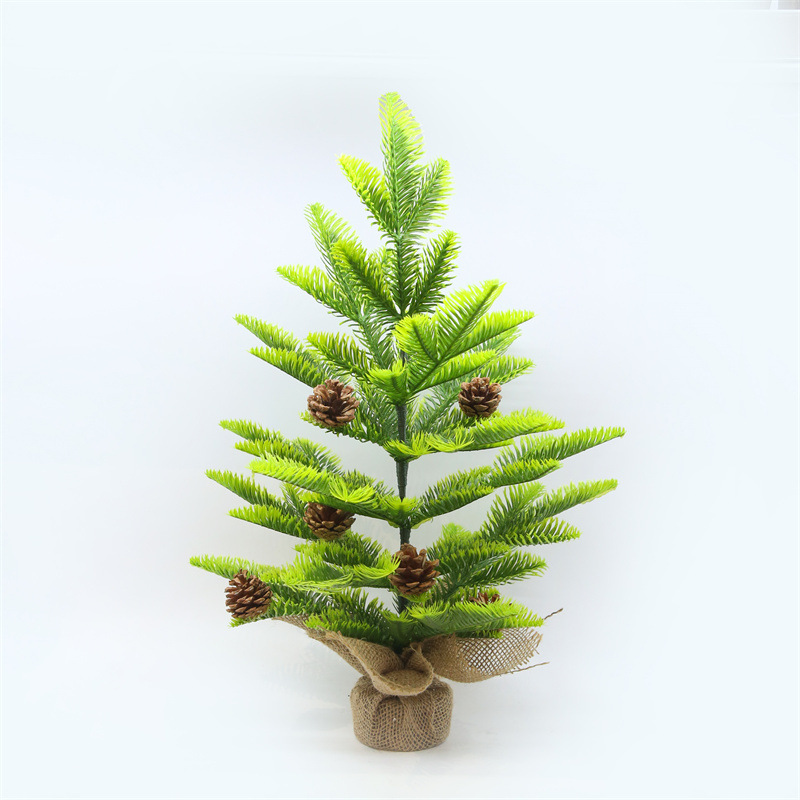 亚马逊爆款圣诞节装饰品小礼物橱窗家居桌面摆件绿植物迷你圣诞树详情图2