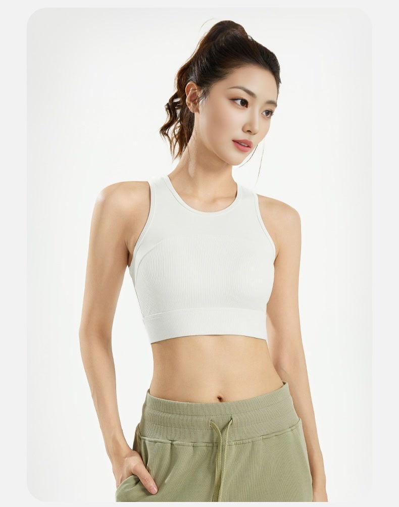 运动文胸25新款工字背心式无钢圈固定肩带瑜伽健身内衣运动户外瑜伽健身服详情15