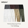 INF Men's Wear: Ready-to-wear washed wide-leg workwear pants for Spring/Summer 2024, multi-pocket loose casual pants for men on the street details Picture