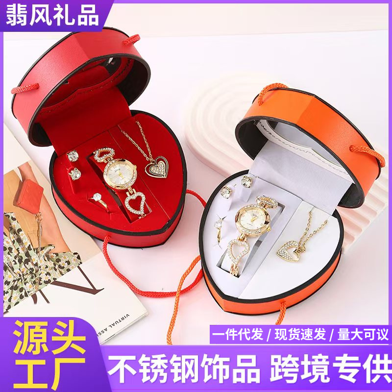 Cross border gift set hombre billetera cinturón reloj de cuarzo gafas de sol regalo día del padre día del hombre regala novio pic 12