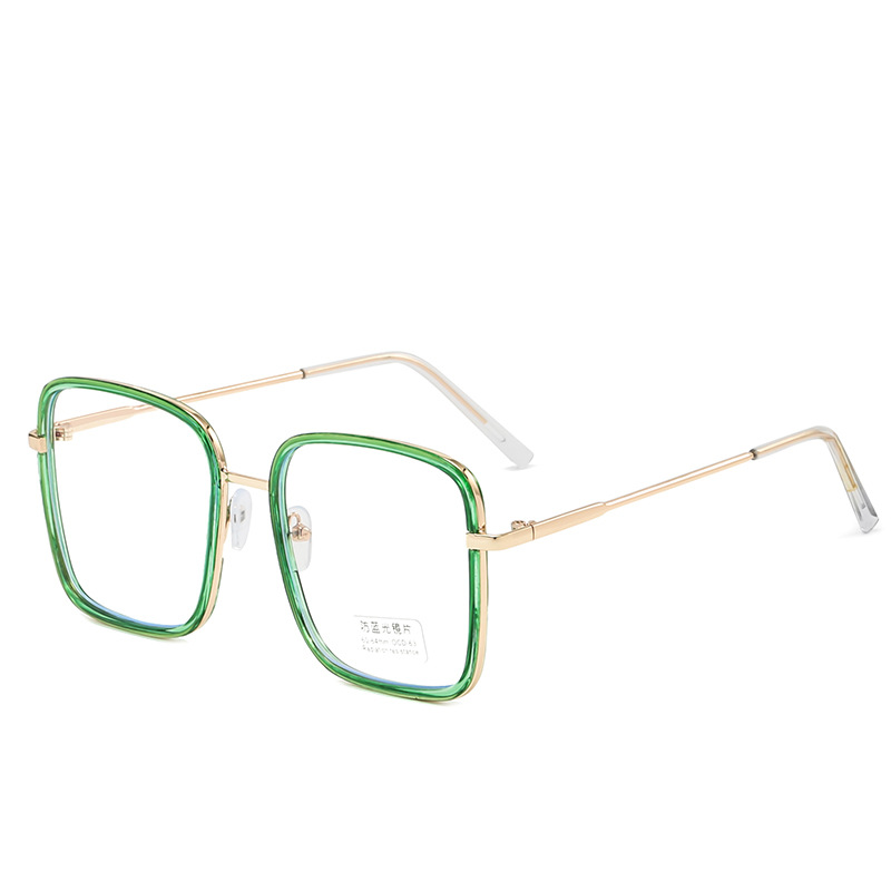 The 2025 new anti-blue light flat glasses for men and women are fashionable frames that can be paired with the myopia glasses factory figurine 1283 Application Scenario