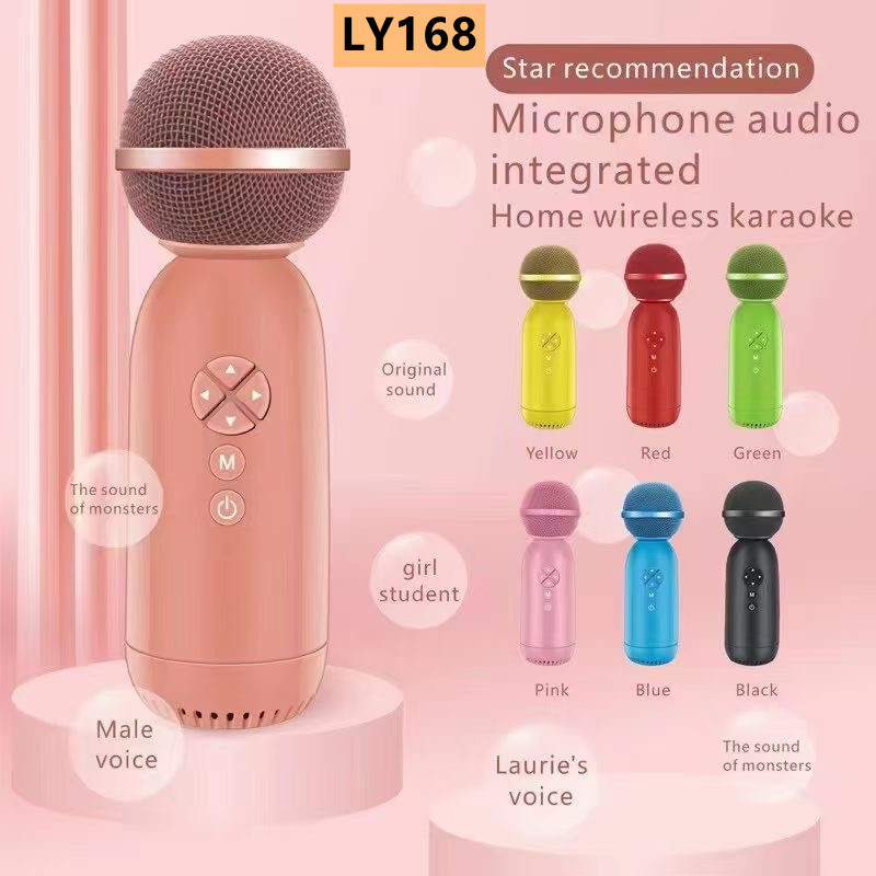 Source Advantage: LY series wireless microphone and speaker Integrated handheld KTV wireless microphone and speaker Karaoke microphone details Picture