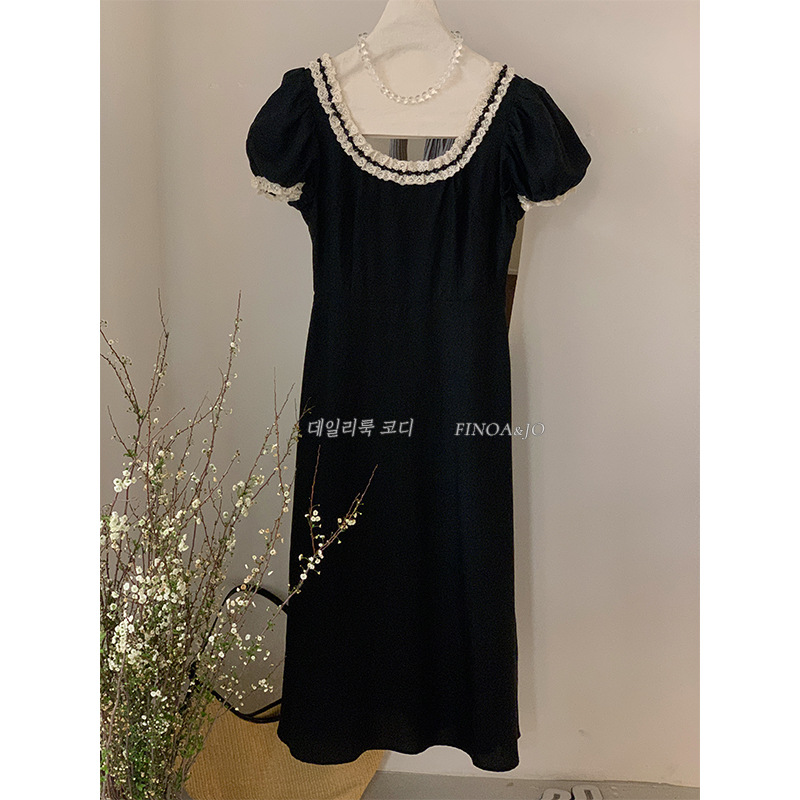 女装/针织连衣裙/慵懒风连衣裙夏季/法式女装/小清新吊带裙白底实物图