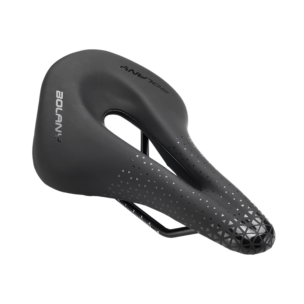 Bolany bicycle seat cushion mountain bike seat cushion PU hollow breathable shock-absorbing high-elastic sponge saddle riding accessories Item Picture