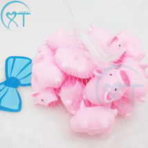 跨境卡通可爱粉色小猪玩具发泄整人网红猪捏捏乐捏叫减压洗澡玩具