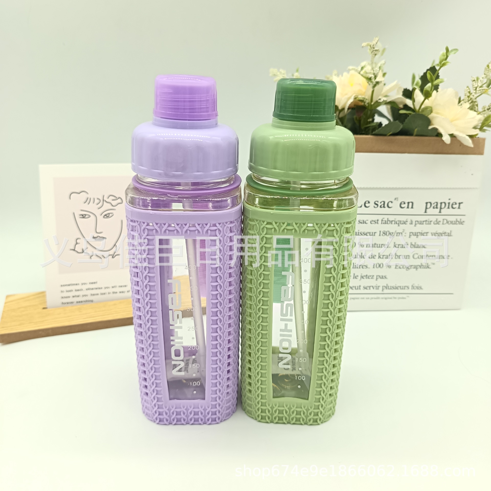 Amazon's best-selling sports water bottles, summer large-capacity straw cups, hand-screwed lid direct drinking cups, dual-purpose cups, and space cups details Picture
