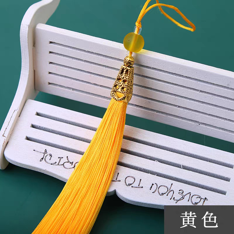 宝塔帽磨砂珠流苏穗子古装汉服压襟配饰吊穗流苏挂件吊坠厂家直销详情5