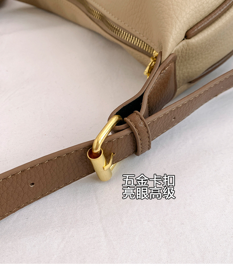 复古单肩包软皮饺子包包新款大容量休闲简约腋下包百搭单肩斜挎包详情6