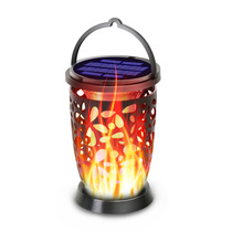 Solar lamp flame lamp, 96LED lamp landscape lamp garden lamp decorative lamp lawn lamp hanging lamp