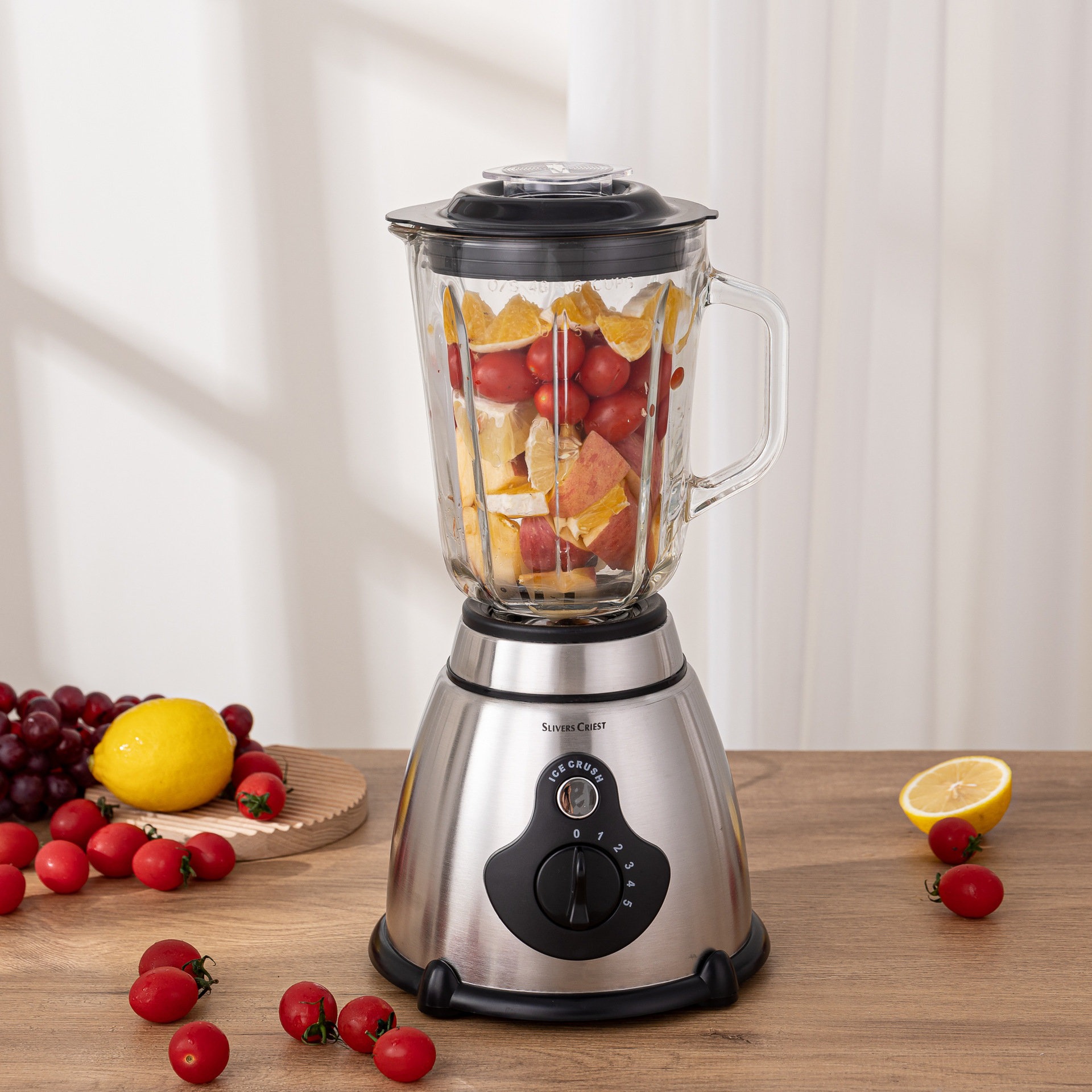 Cross-Border 2-In-1 Multi-Functional Juicer, Grinder, Household Fully Automatic Fruit And Vegetable Juicer, Food Processor Application Scenario