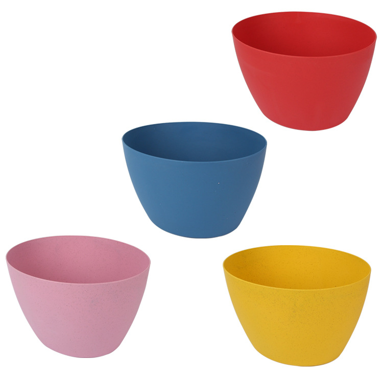 Nordic-style wheat-washed fruit and vegetable basket, household kitchen vegetable preparation bowl, cooking basin, fruit and vegetable washing basin, fruit basket Item Picture