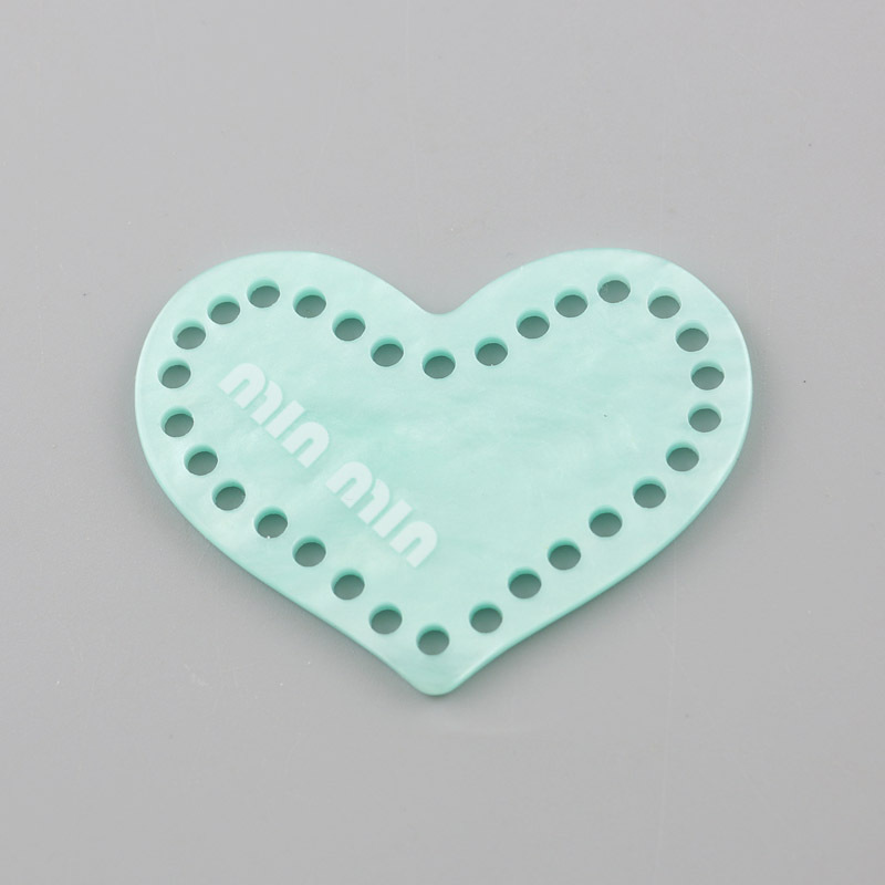 DIY饰品配件  亚克力多孔爱心挑心五角星形吊坠钥匙扣包包链挂件详情12