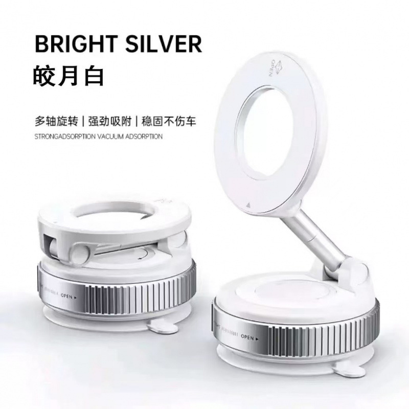 A new type of magnetic cross-border car vacuum suction cup stand, a black technology bestseller for car navigation Specification image
