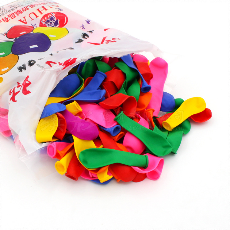 Balloon children's color size 3 mini water balls 500 decorative water vapor balls small target shooting factory supplies latex Application Scenario
