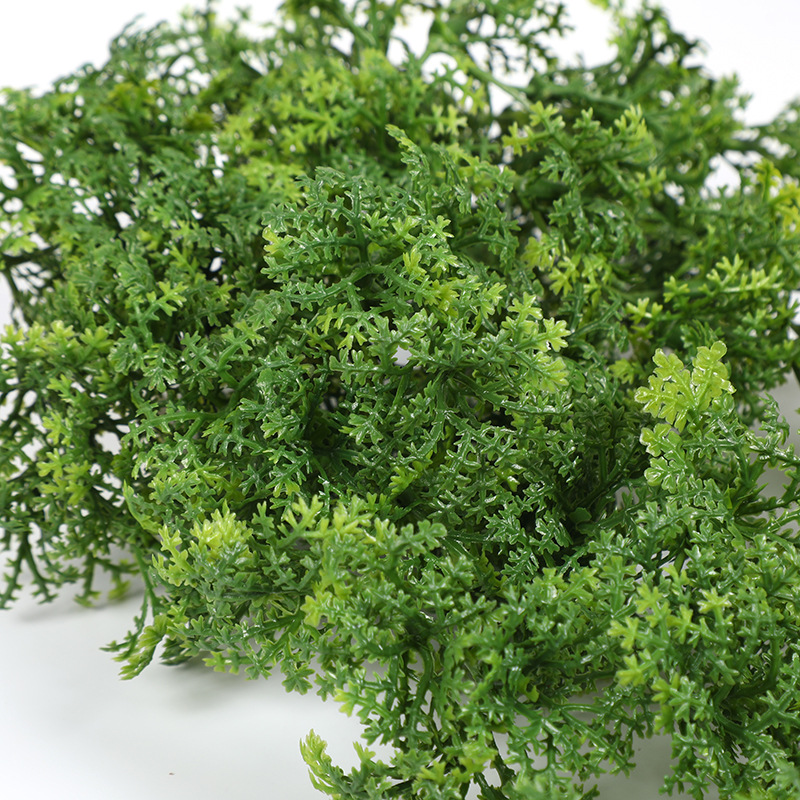 Moss Rattan Pendant Simulates Moss Small Hanging Rattan Plant Wall With Moss Bonsai Decorative Plastic Rattan Wholesale Application Scenario