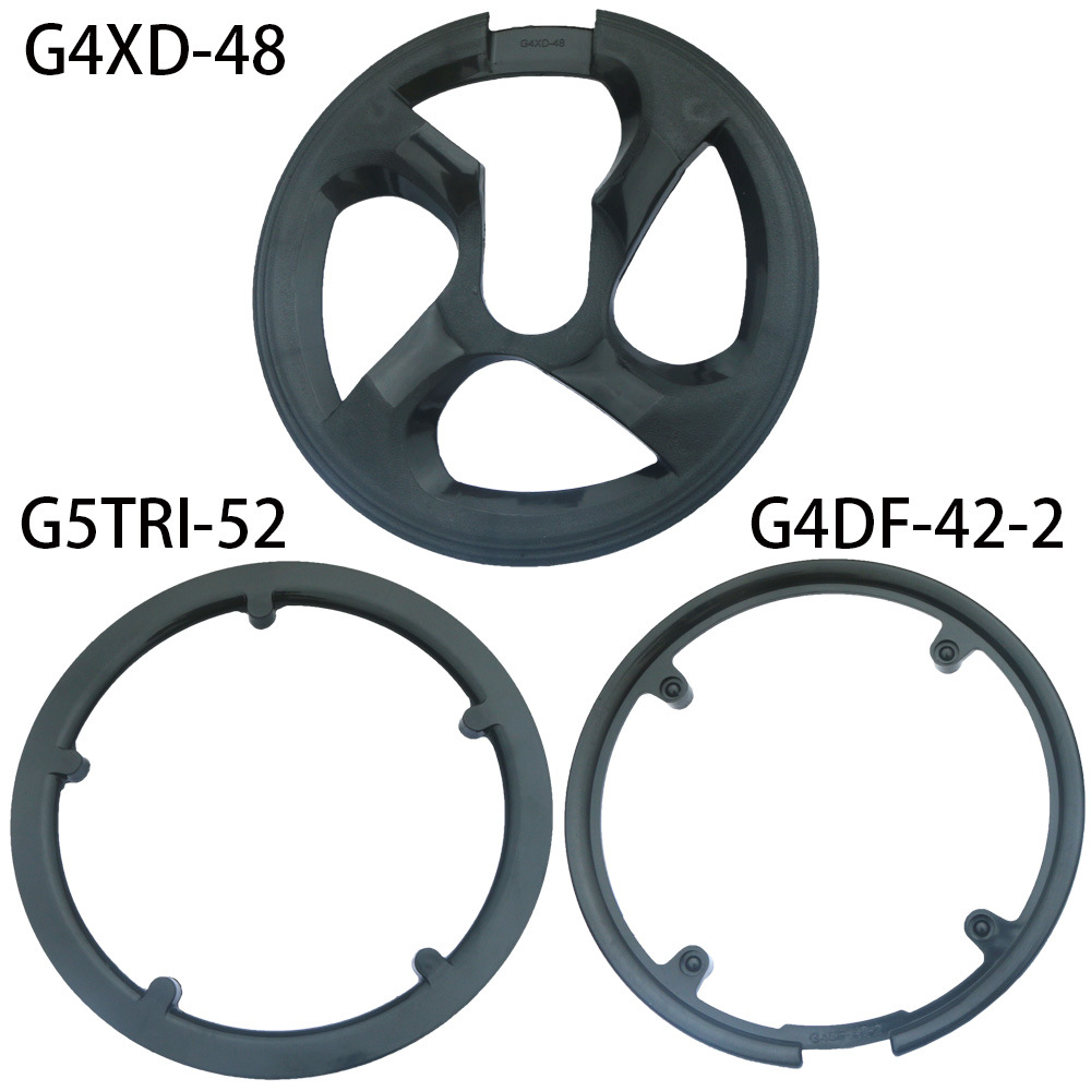 Mountain bike chainring guard, protective cover, chainring cover, plastic guard, four-hole chainring cover, multi-specification protective cover Specification image
