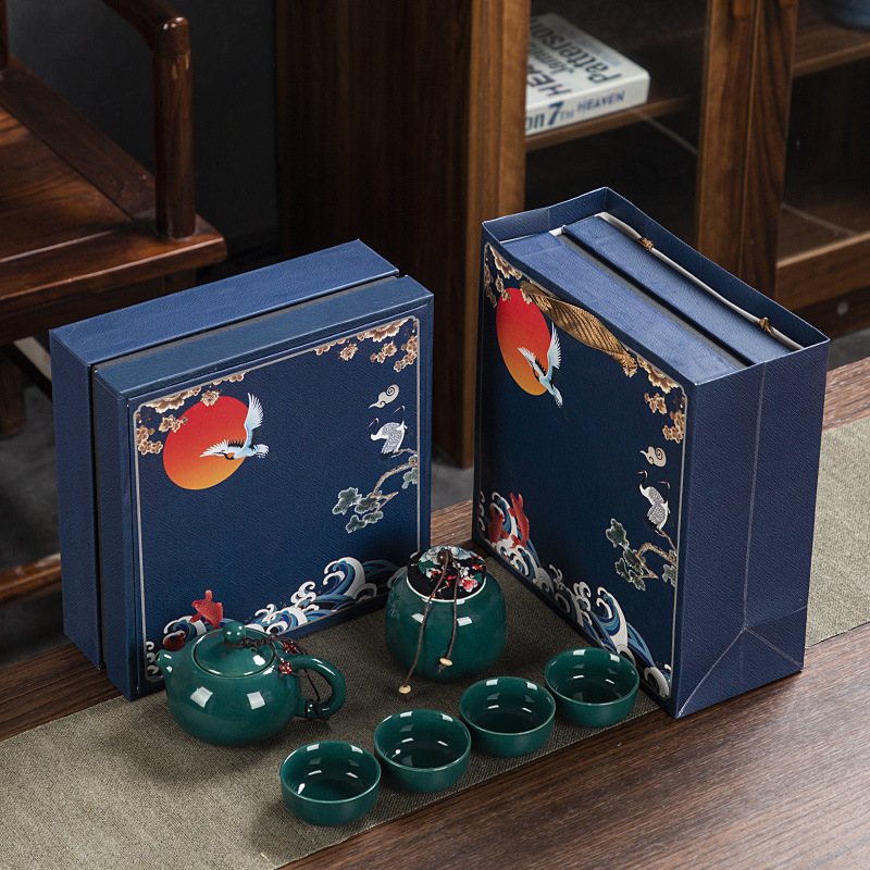 整套功夫茶具产品图