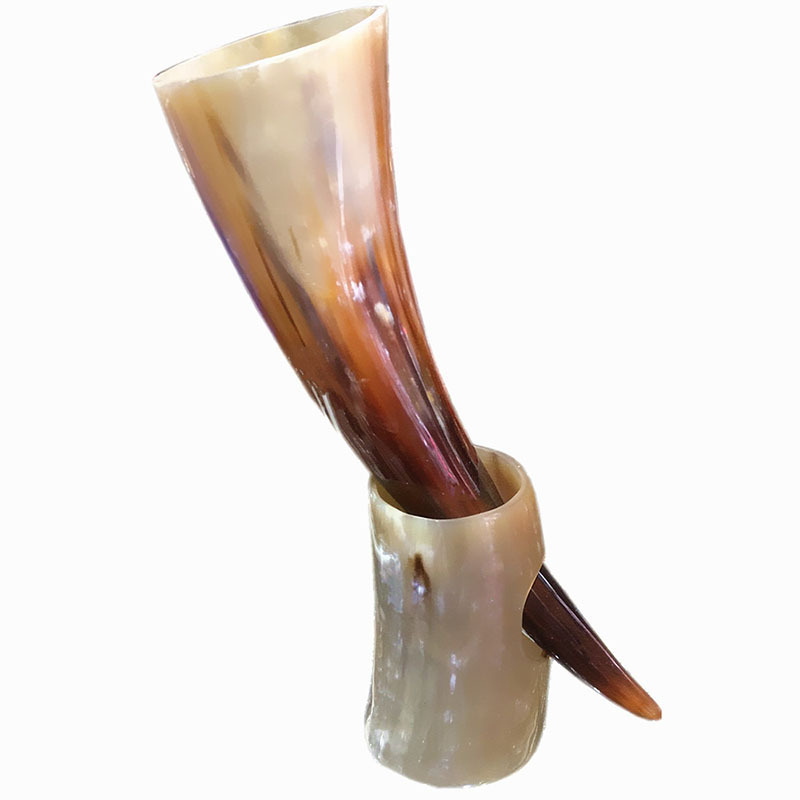 Horn beer mug, water cup decoration, long horn cup, European and American beer mug Item Picture