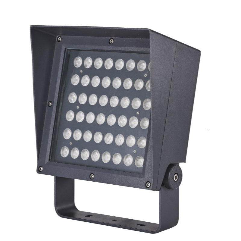 New square floodlight 24w outdoor tree light, garden landscape, bridge and building spotlight dmx512 floodlight Item Picture