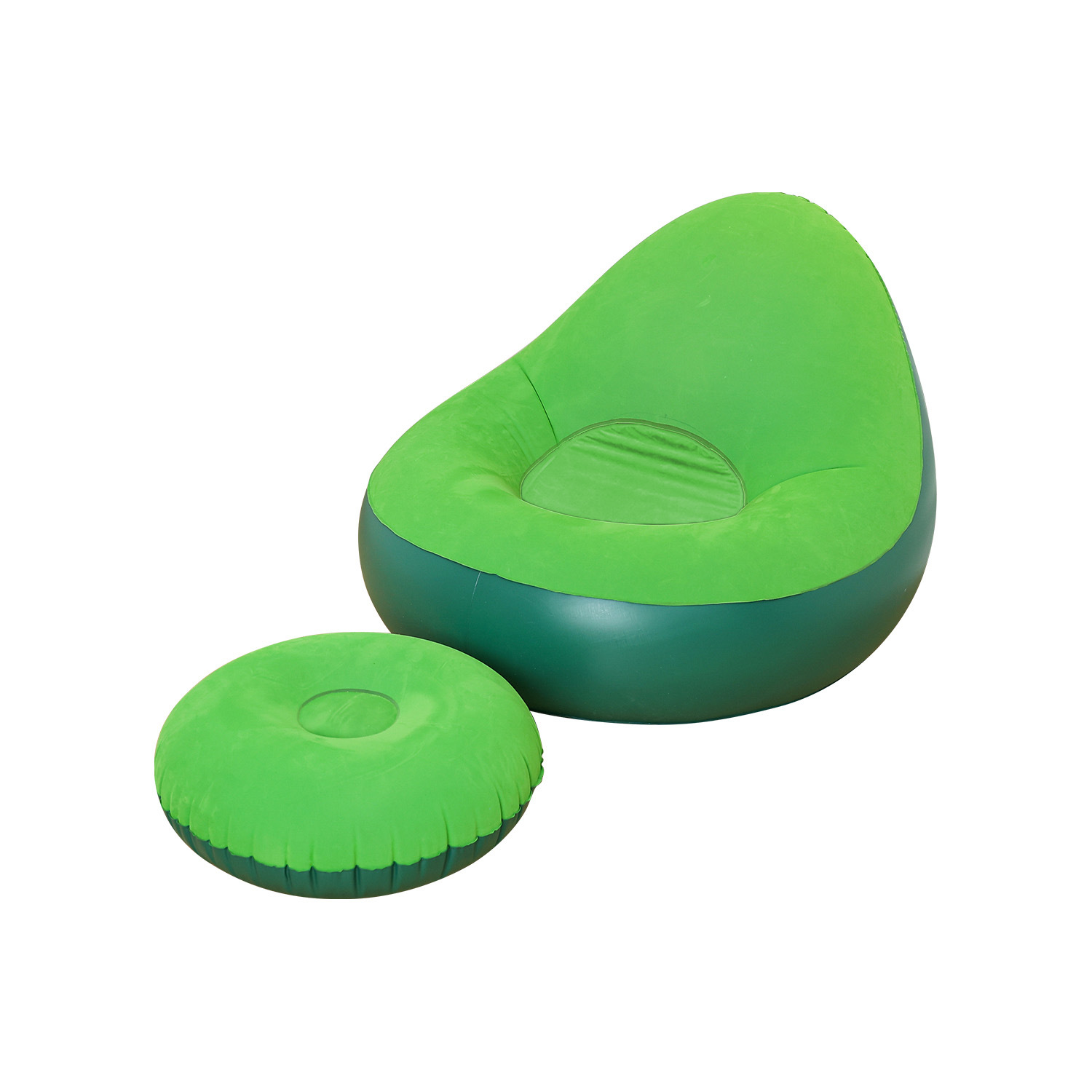 Cross-border new products: Velvet fabric lazy sofa, inflatable and foldable lounge chair, sofa bed, Japanese-style household sitting chair, outdoor bed Item Picture