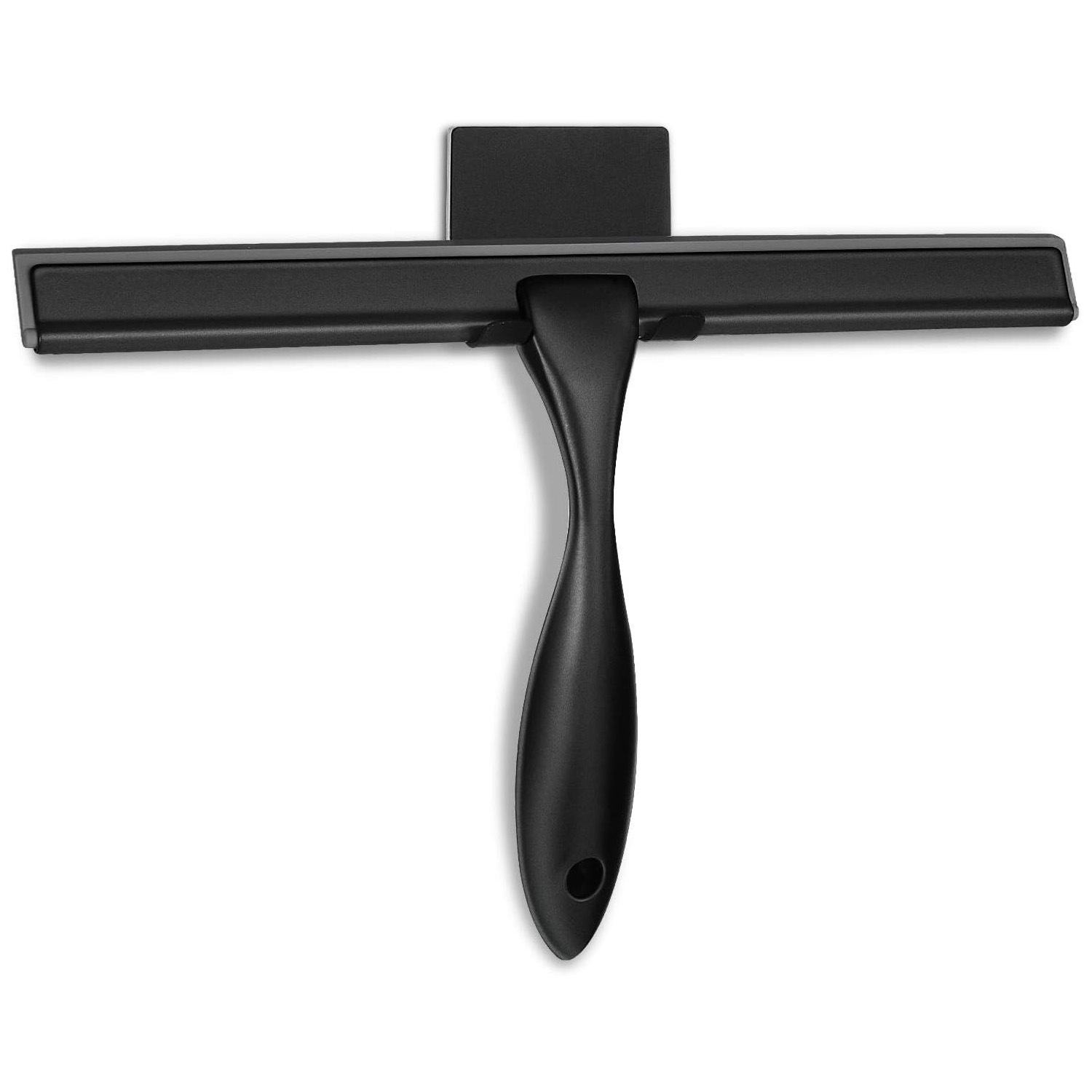 Cross-Border Direct Black Home Glass Wiper Utility Single-Side Manual Wiper Kitchen Stainless Steel Wiper
