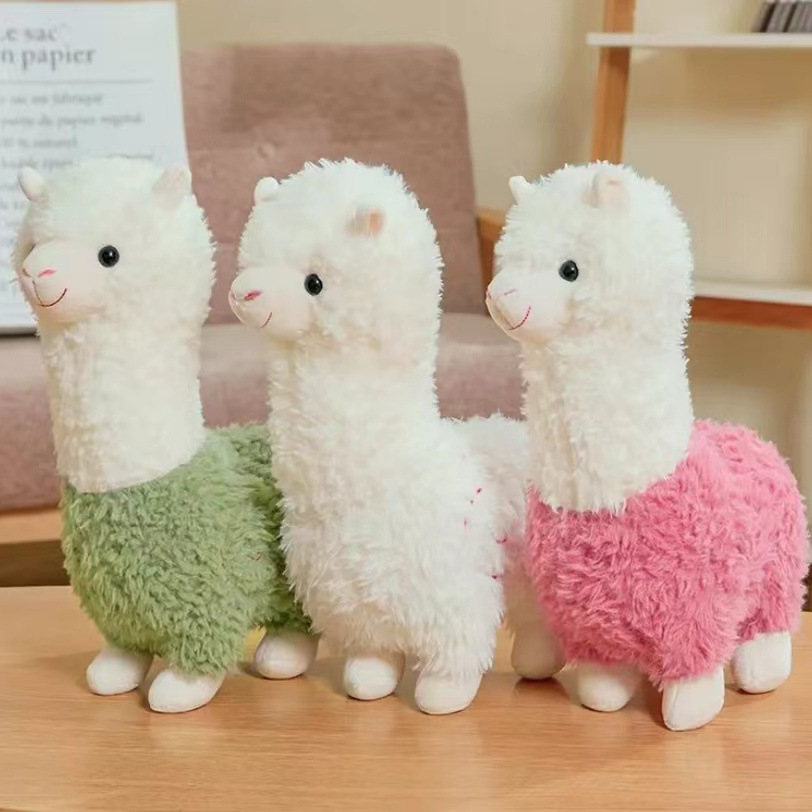Creative and cute alpaca wool toy figurines, alpaca dolls, pendant dolls, wedding throwing grab dolls