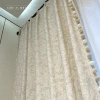 Shanzhi high-end cotton and linen base Chenille jacquard curtains. Light colors can be hung alone, while dark colors can be paired with solid-colored fabrics. American style details Picture