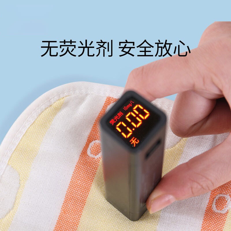 Wholesale of small square towels, pure cotton gauze, kindergarten baby small towels, baby wash face white all-cotton small square towels Specification image