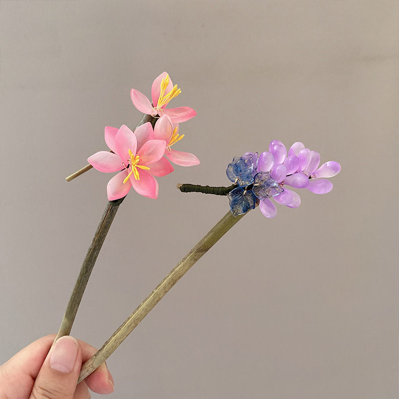 发梳头饰实物图