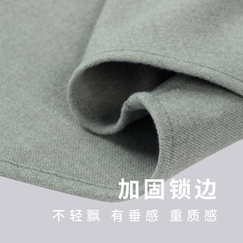 New solid-color men's business wool shirt, a no-iron spring and autumn casual and versatile long-sleeved anti-wrinkle high-end shirt details Picture