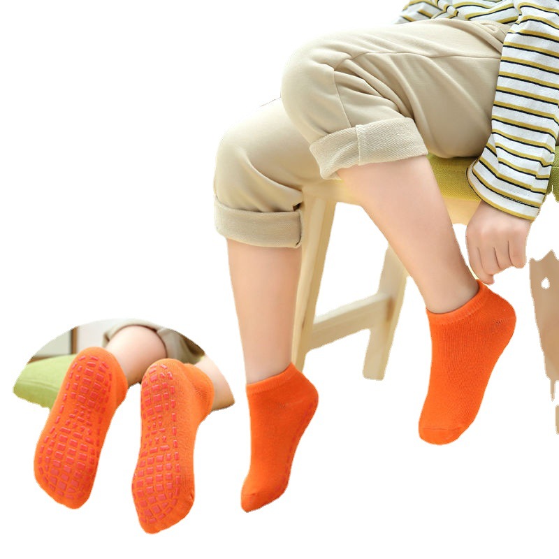 Wholesale yoga socks, popular trampoline for men and women, spring and summer thin anti-slip, children's early education, adult home socks, women's distribution Item Picture