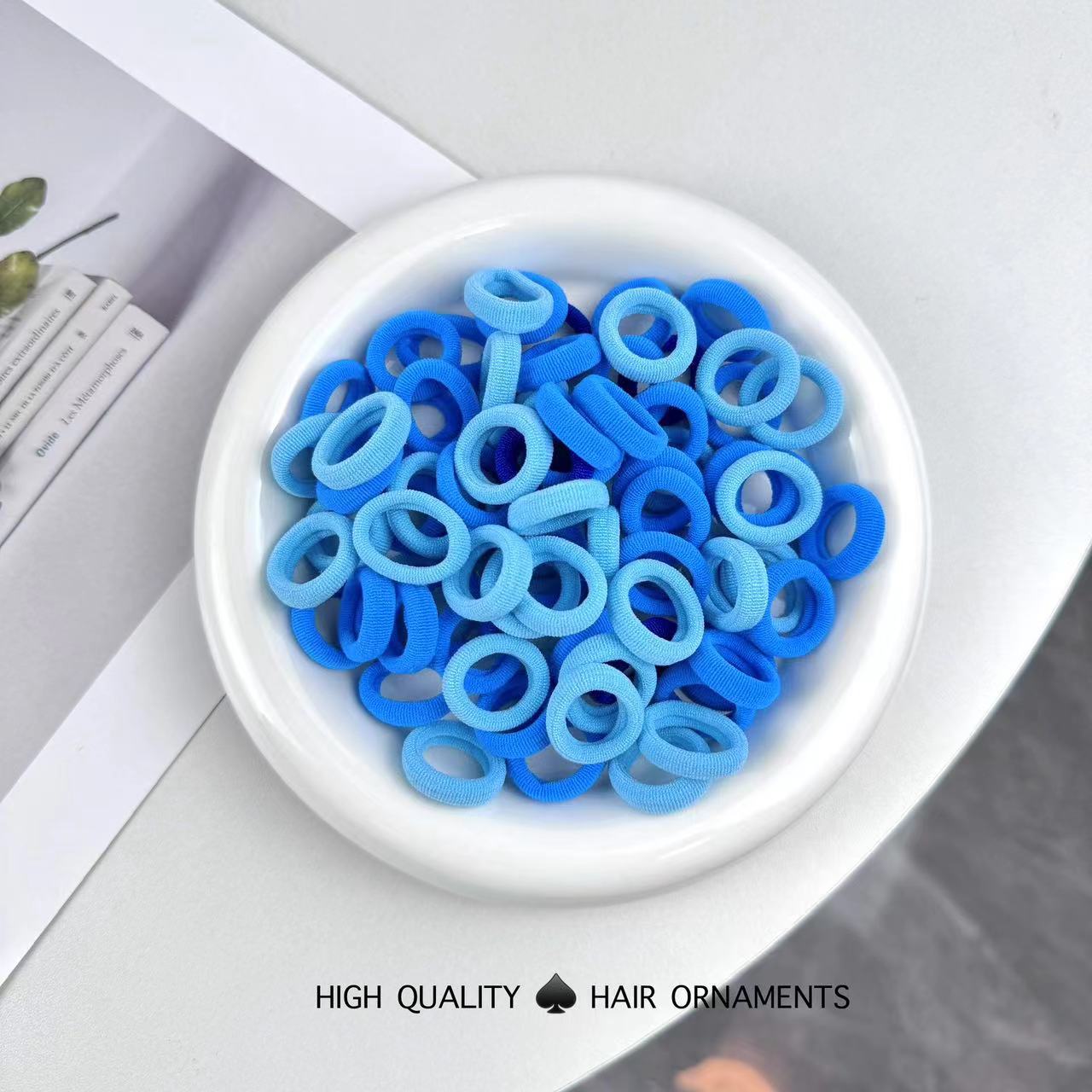 Children's small rubber band, girls' hair tie, hair band for girls and babies, 2024 new high-elasticity children's hair tie Specification image