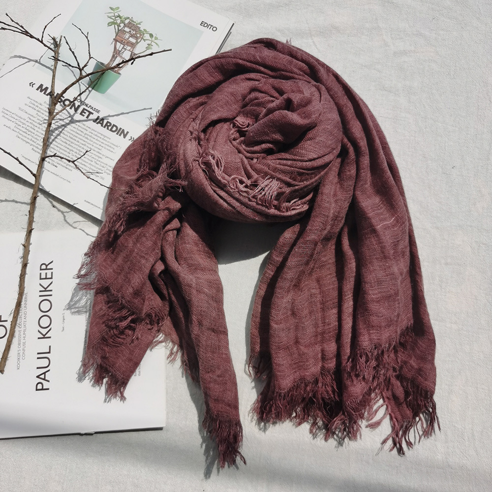 Foreign Trade Wool Scarf For Women Autumn-Winter New Three-Layer Woven Thickened Women's Shawl Cross-Border Scarf For Men Application Scenario