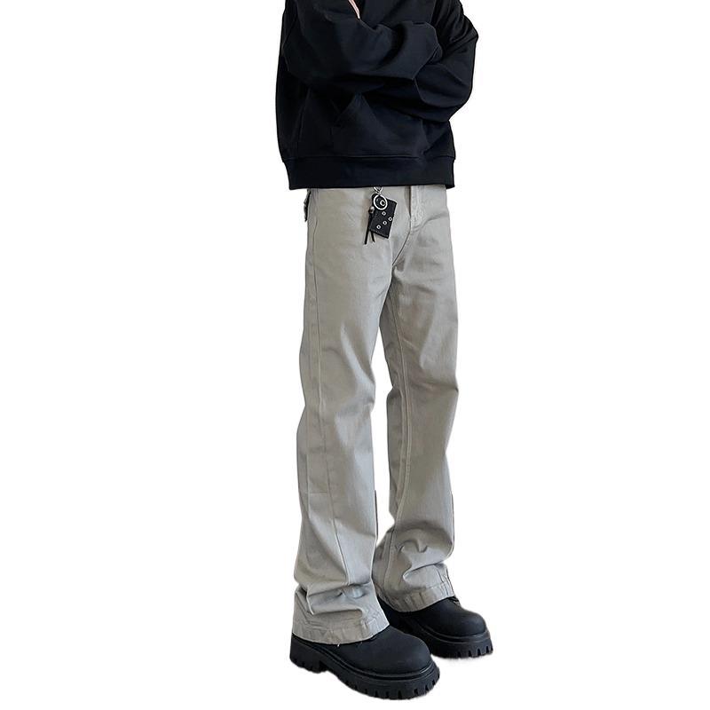 Customized American high street cleanfit dirty grey silhouette for casual wear details Picture
