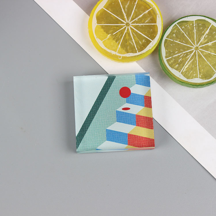 Refrigerator Sticker Decorative Acrylic Famous Painting Oil Painting Creative Refrigerator Sticker Decorative Magnet Magnet Magnet Sticker Creative Specification drawing