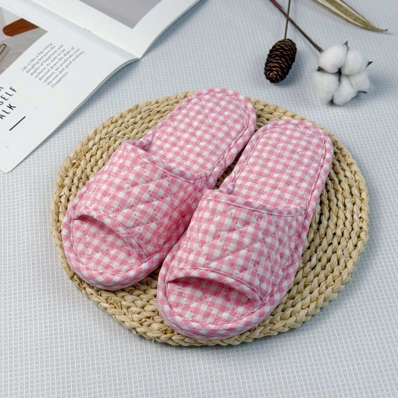 Lote de lanzamiento fondo silencioso zapatillas cuatro estaciones interior hogar antideslizante transpirable sudor piso de madera para hombres y mujeres zapatillas de tela details Picture