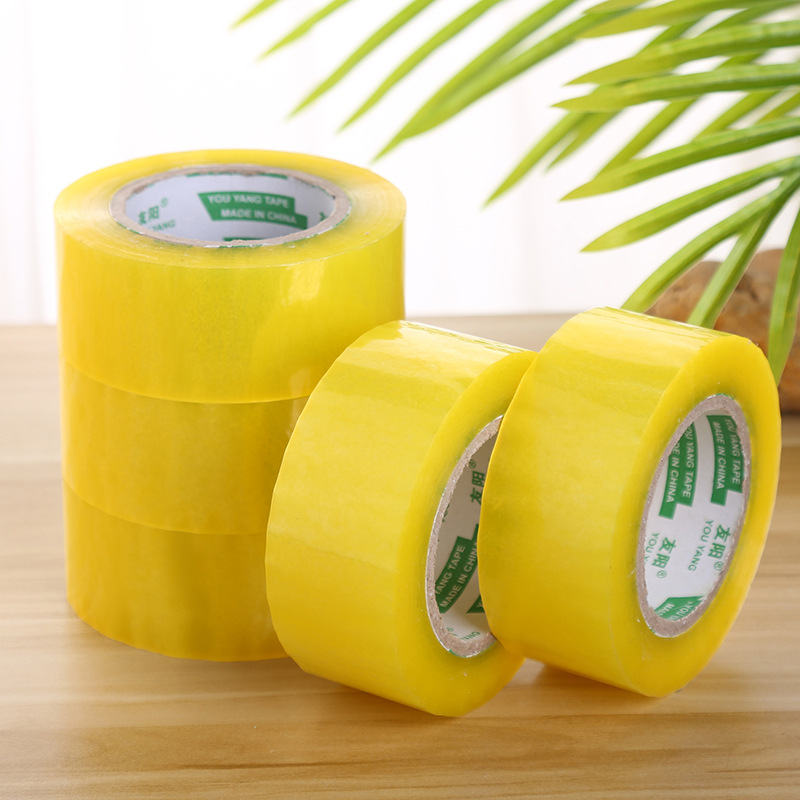 厂家直供4.5cm宽胶带 代发高粘快递封箱打包透明胶带批发