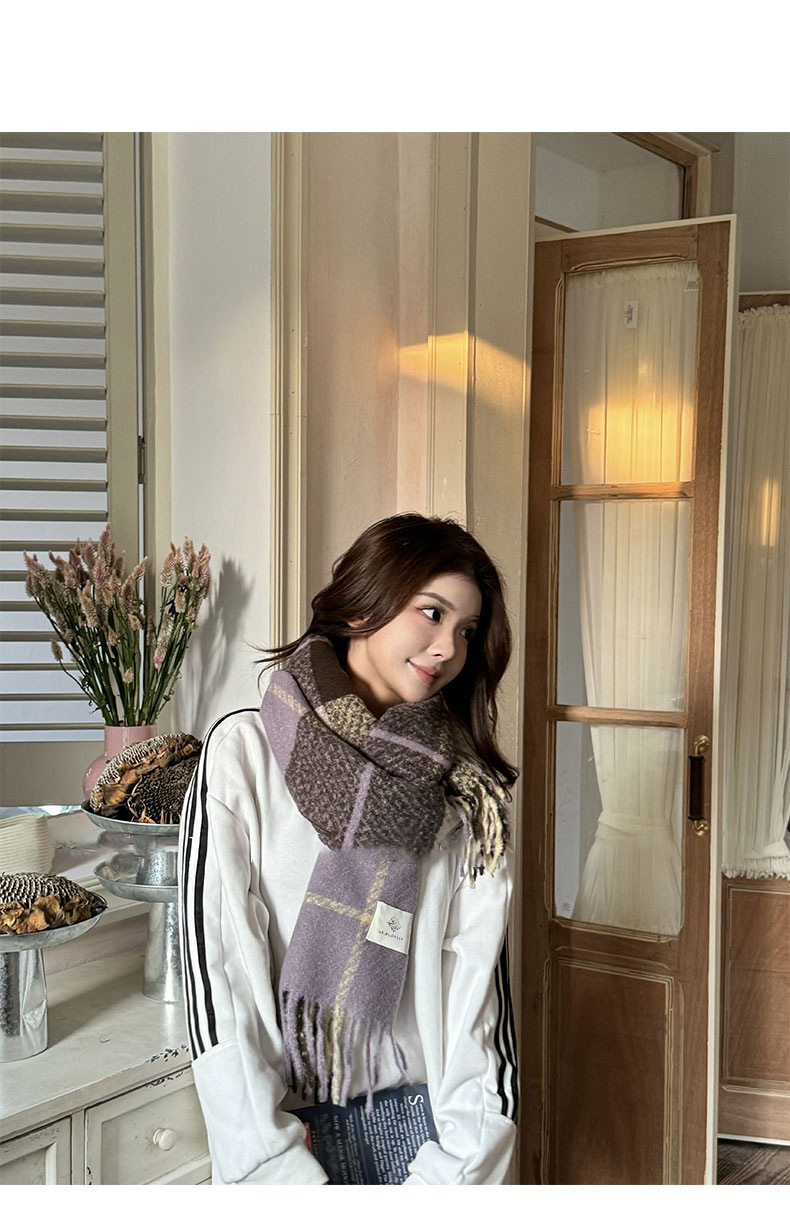 围巾女款冬季2025新款秋冬韩系氛围感情侣保暖学生高级感女士围脖详情7