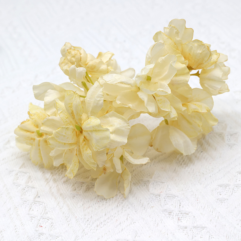 diy artificial hydrangea flower head trimming, artificial flower making, flower wall, wedding decoration materials, photography and accessories Specification image