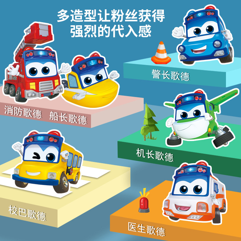 百变校巴歌德/合金车/玩具模型产品图